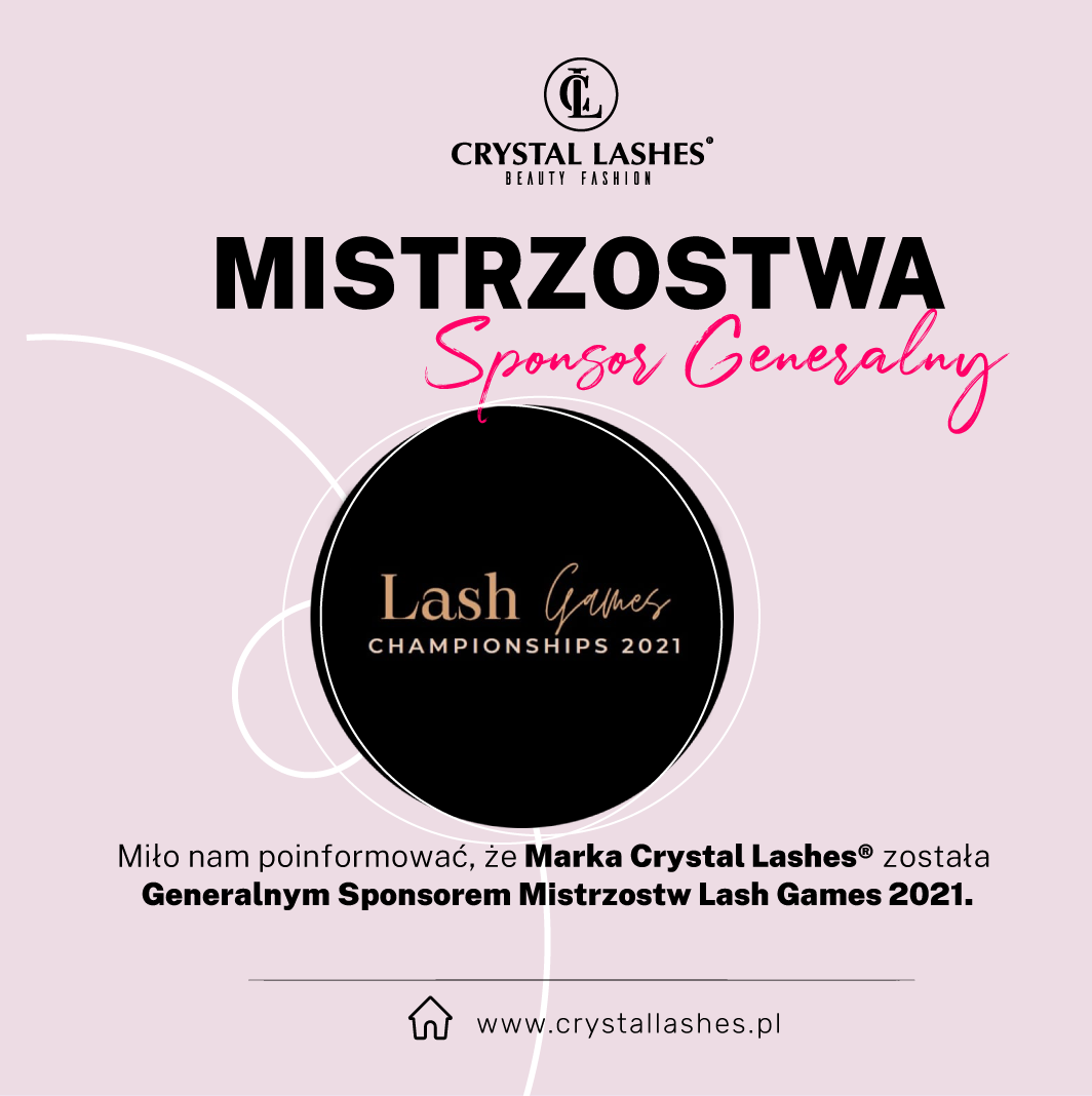 Crystal Lashes Głównym Sponsorem Lash Games Championships 2021