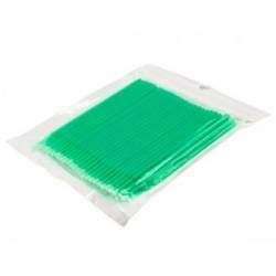 Mikroszczoteczki / Microbrush 100 szt. zielone