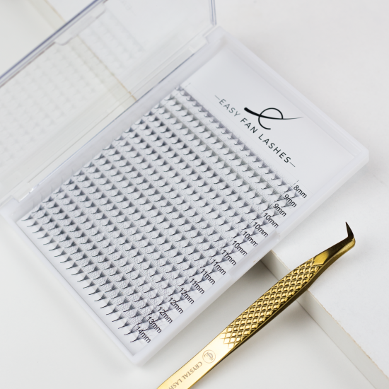 Paletka Rzęs EASY FAN LASHES 4D 640 kępek