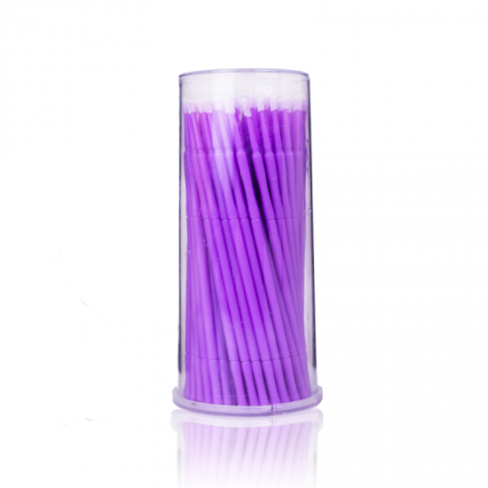 Mikroszczoteczki / Microbrush 100 szt. Różowe