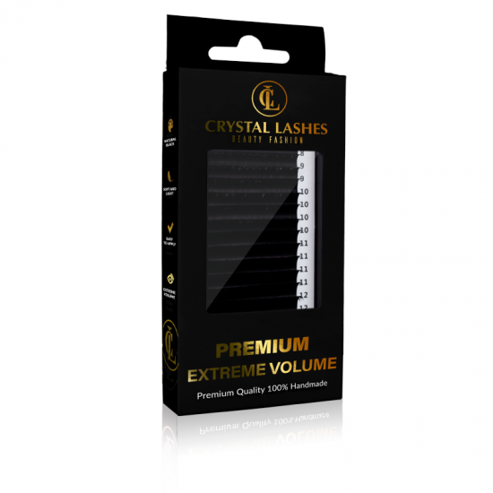 Paletka Rzęs Extreme Volume PREMIUM - Skręt DD 0.06 - 20 Pasków